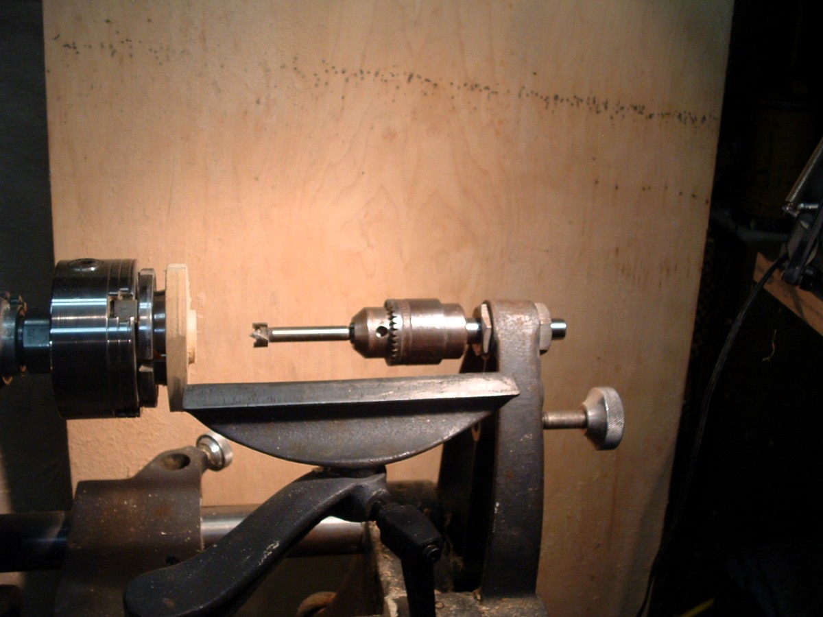 lathe arbor wdrillchuck.JPG