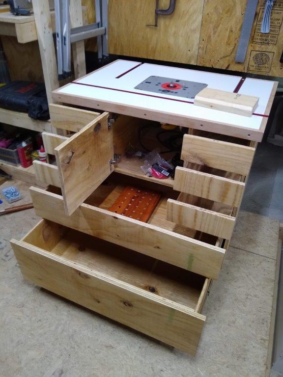 Hirsh router and 2024 sabre saw table