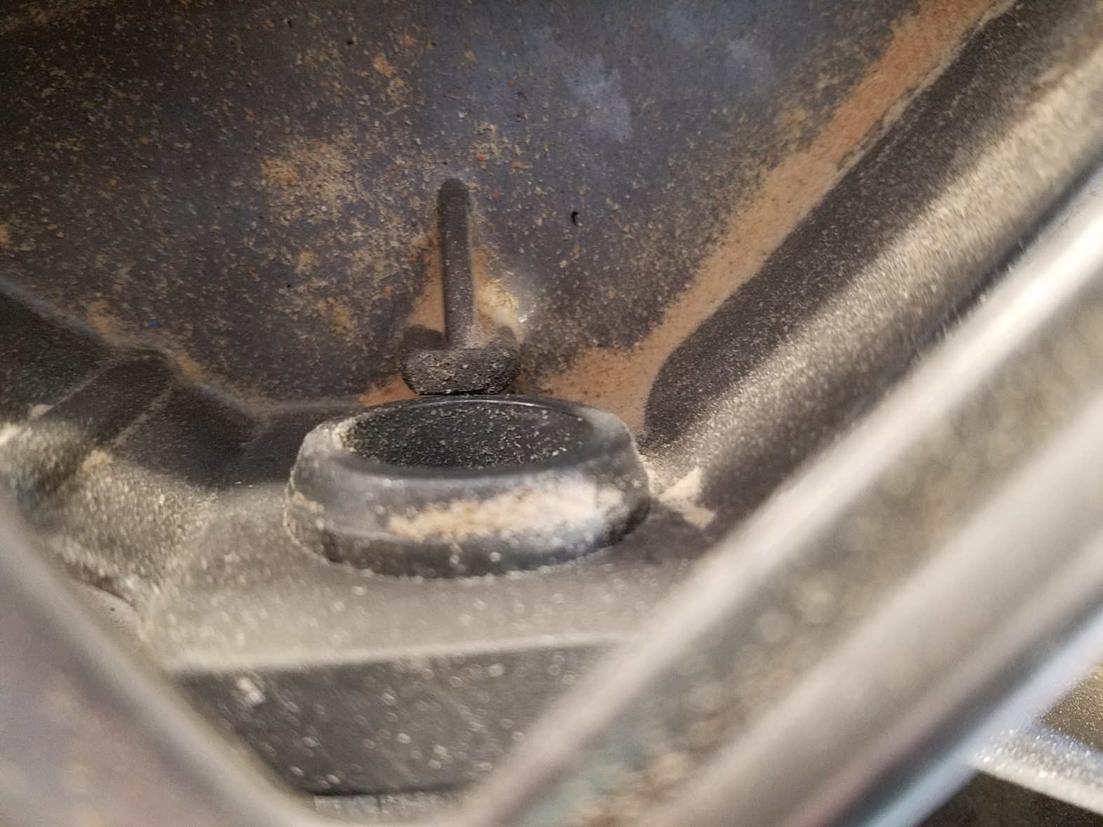Oter Eccentric Hard Against Mechanical Stop.