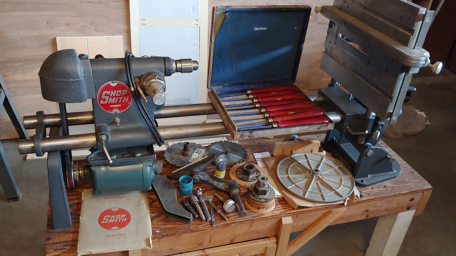 Shopsmith 10er jointer deals