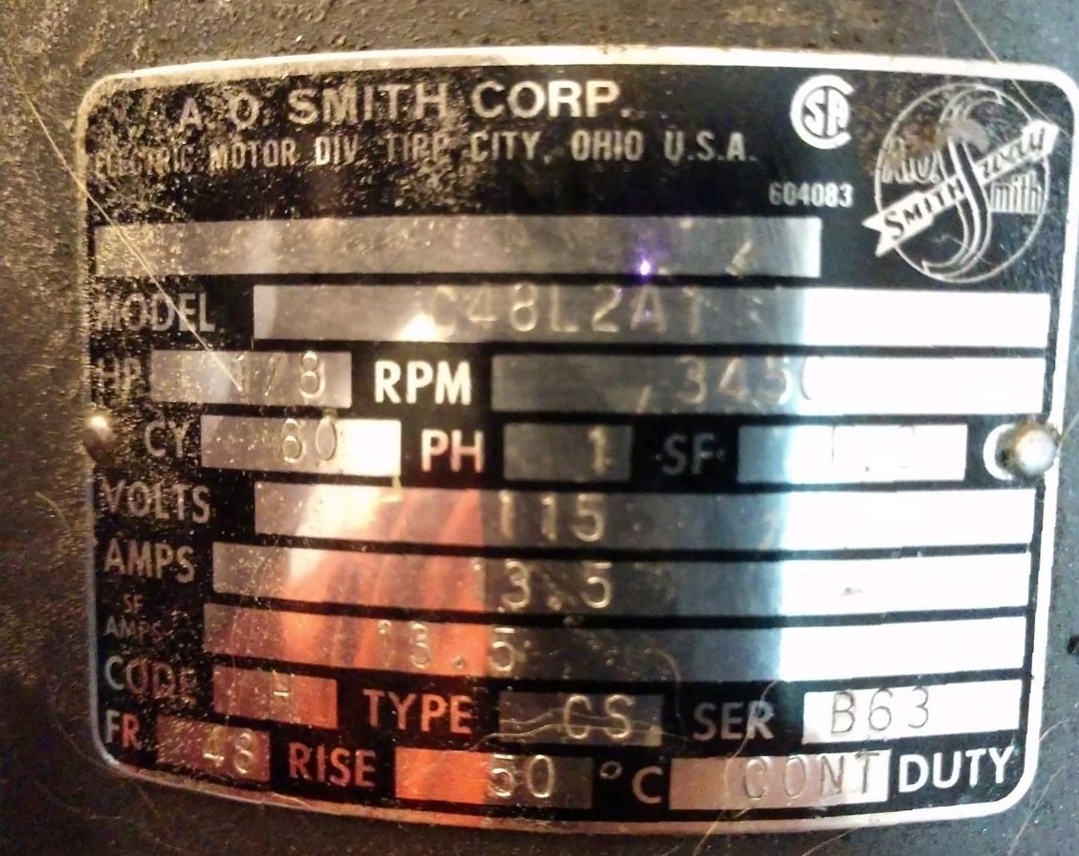 Motor plate