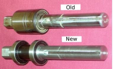 Upgraded Idler Shaft