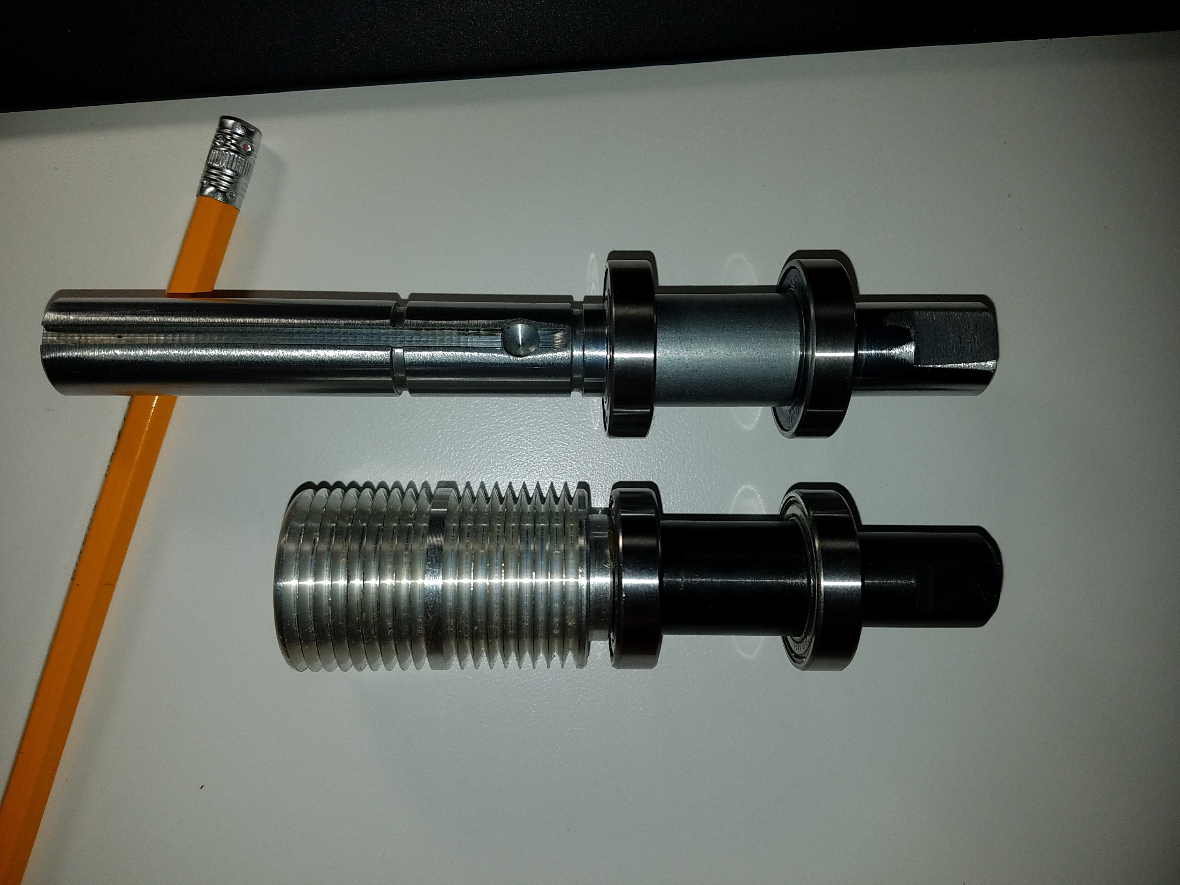 Mark V and Mark 7 Idler Shafts with bearings