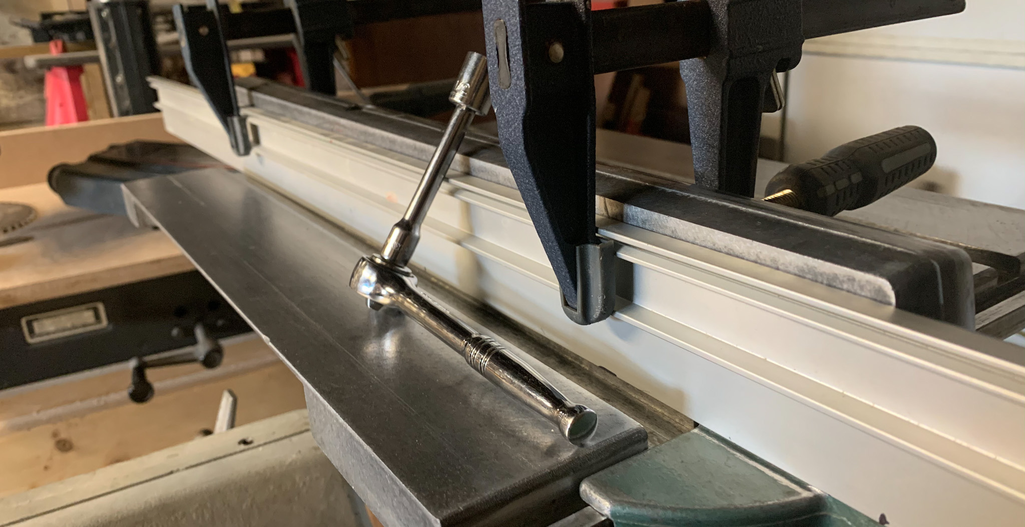 Coplanar with straight edge