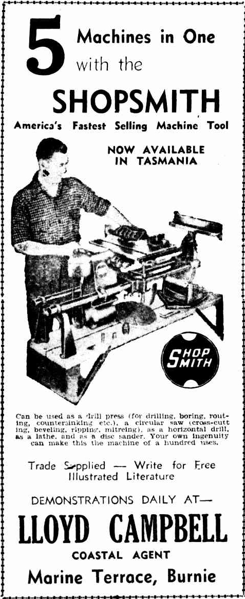 The Advocate Newspaper, Tasmania 1953