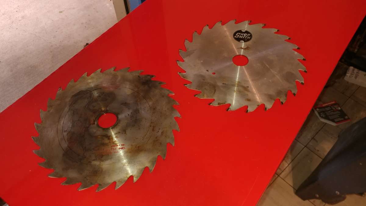 Two Shopsmith Saw Blades