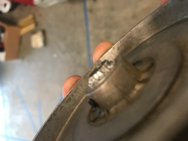 Back of old dial