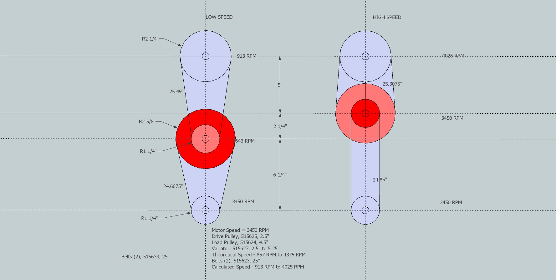 Power Station Pulley Arrangement