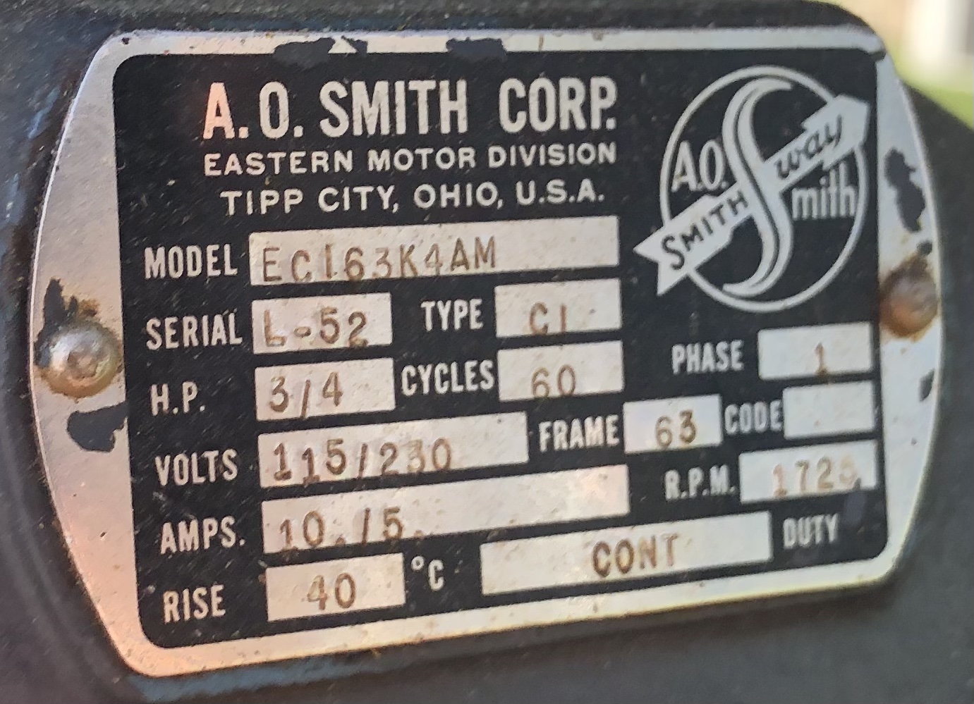 So, doesn’t seem to have the model number on it