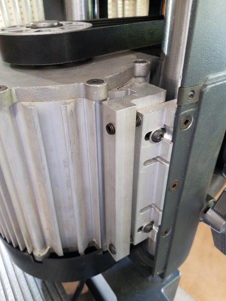 gap on motor mount plate