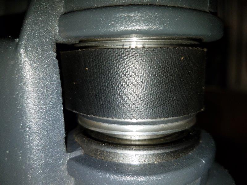 upper belt on top drive pulley