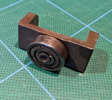 Mark VII control yoke illustrating bearing attachment