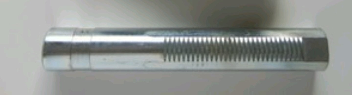 Thats a newer version, notice that the splines are straight, perpendicular to the post where the other is slightly angled, because the first one is threaded.