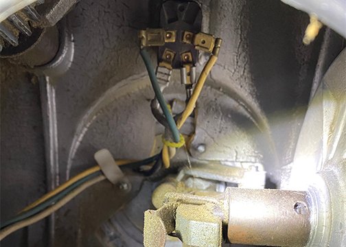 Wiring for switch