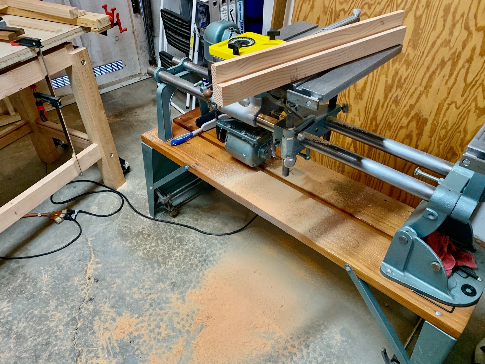 My new ShopSmith makes fine sawdust!