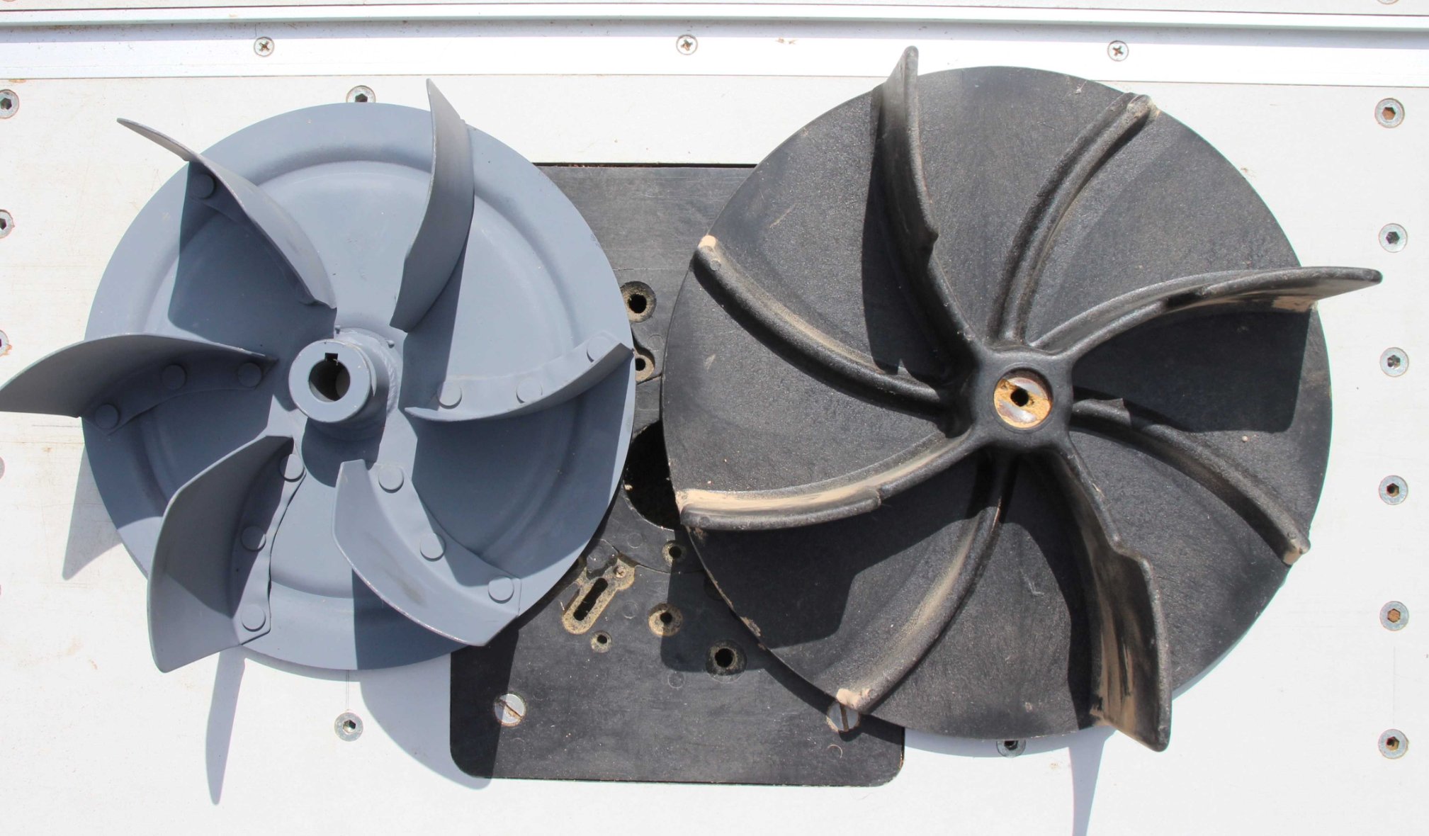 New and old impeller