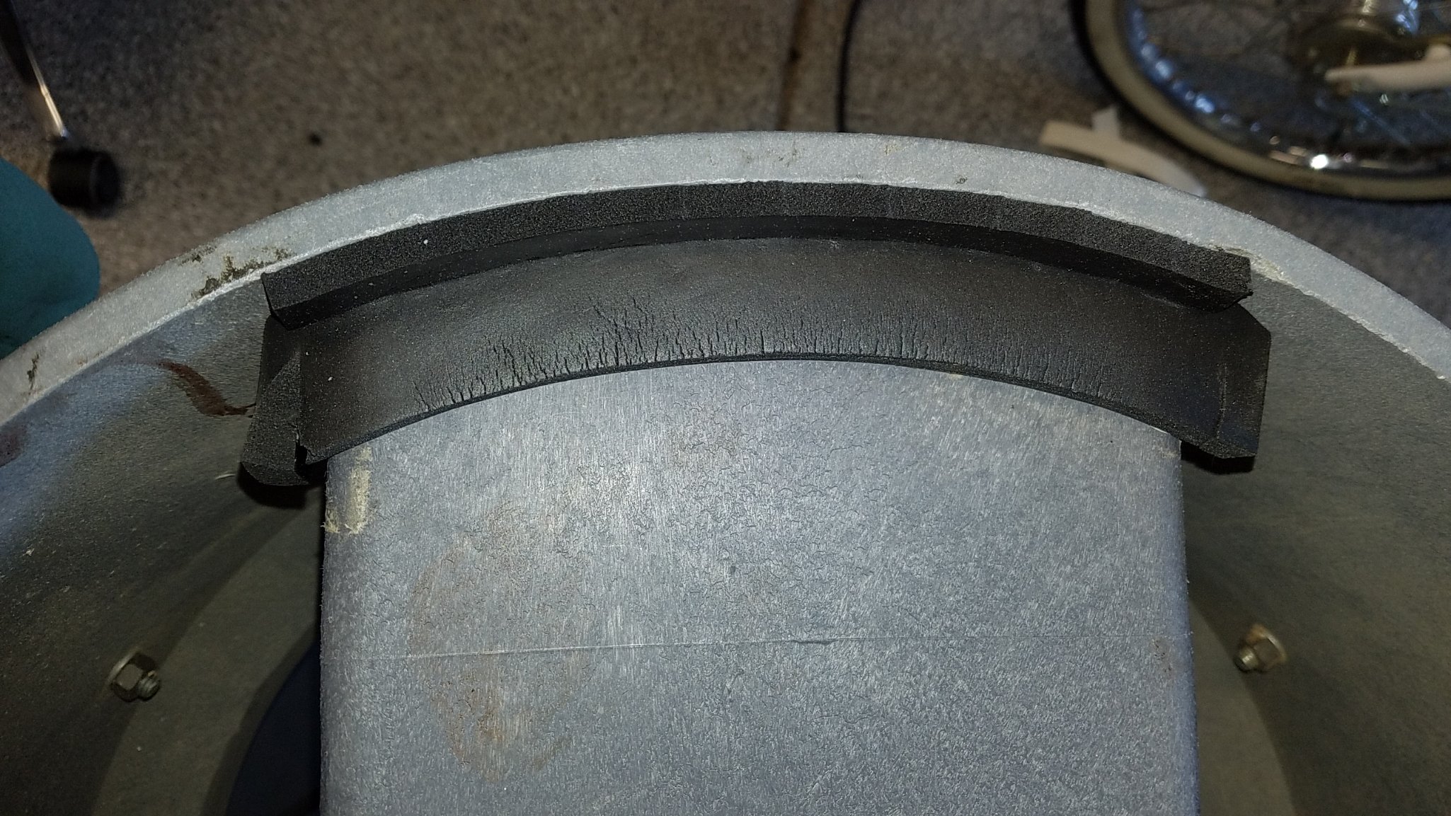 Two Pieces of Foam Tape Wraps Over the Corners