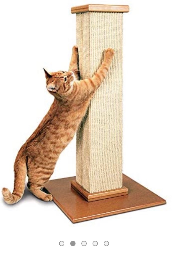 My project is modeled on this commercially available cat scratching post.