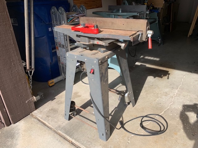 Jointer on Power Stand, Front