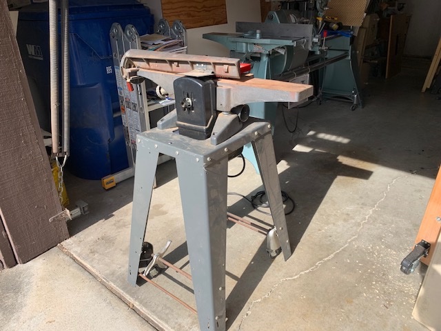 Jointer on Power Stand, Back