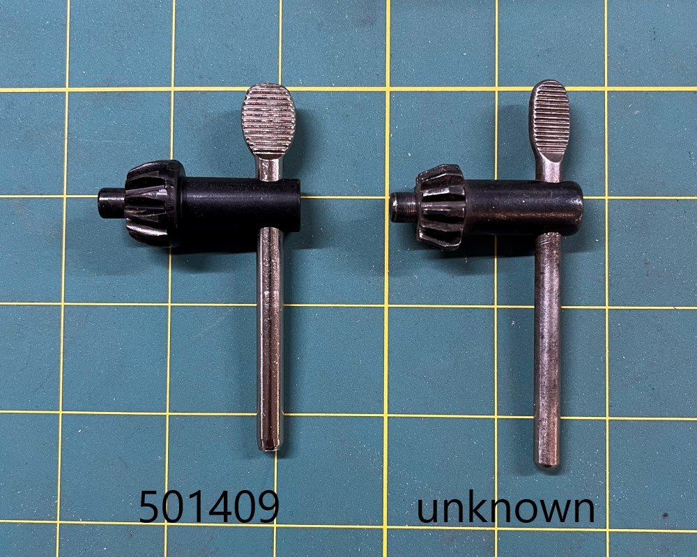 501409 and unknown Drill Chuck Keys - labeled.jpg