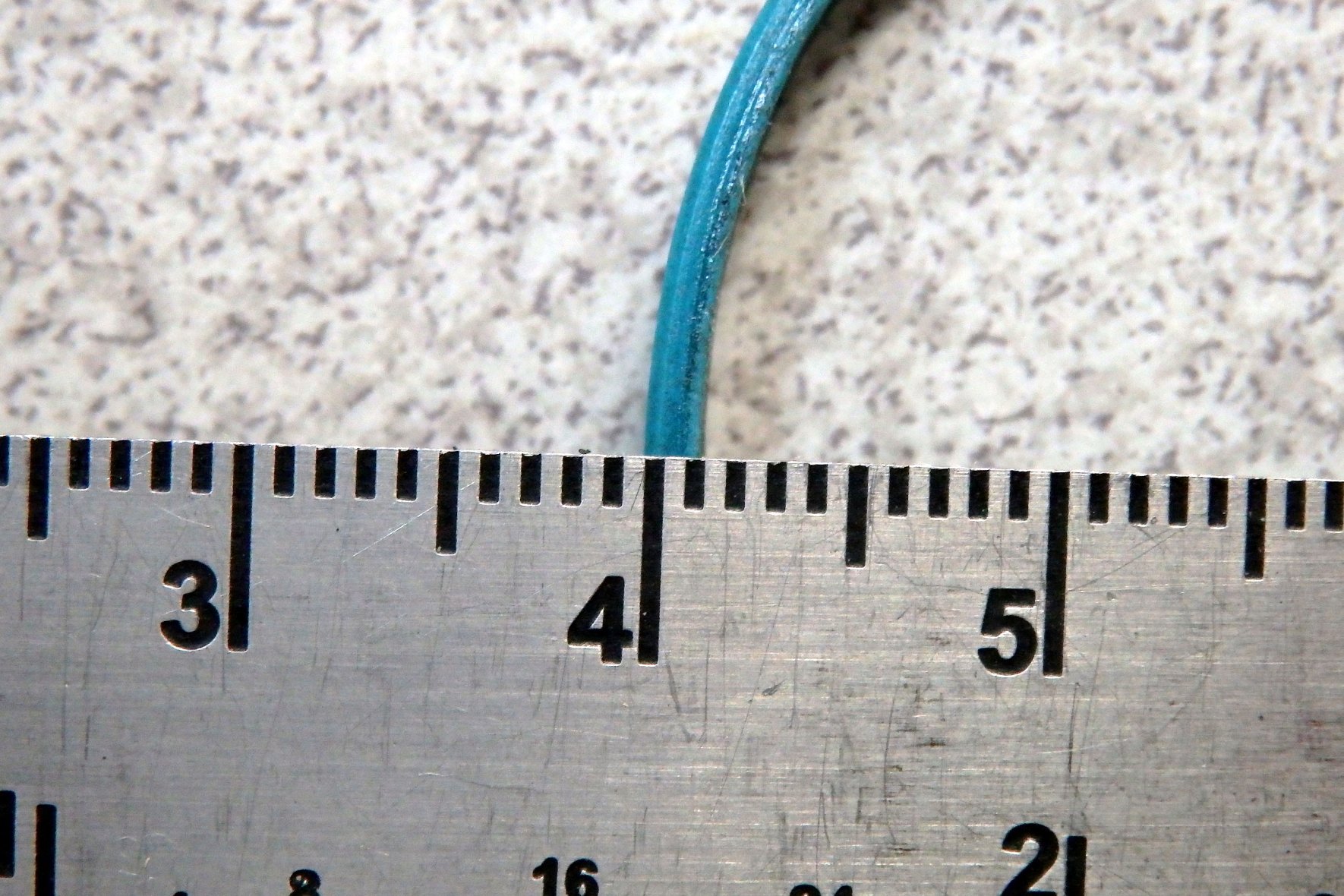 Width of blue ring