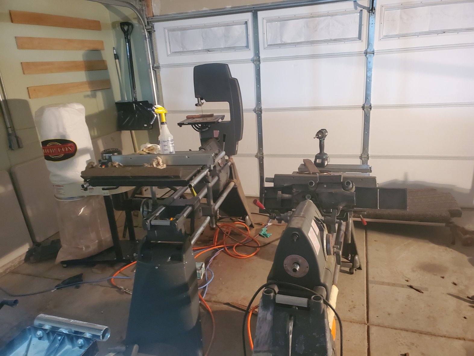 Both Shopsmith getting repaired in my garage