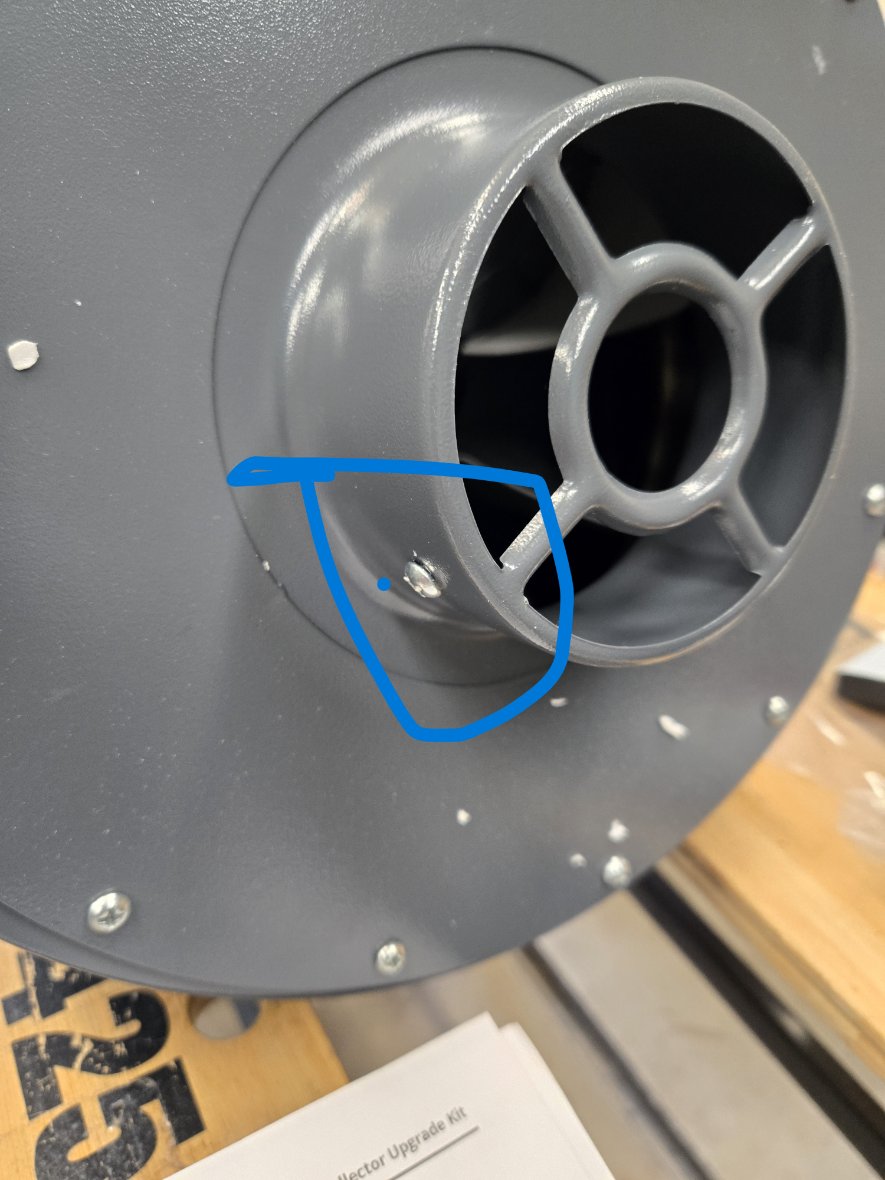 Machine screw on inlet