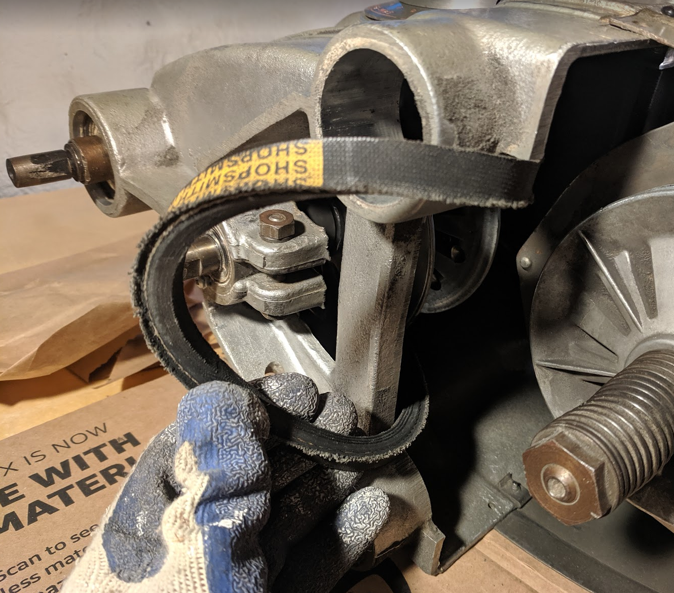V-belt condition