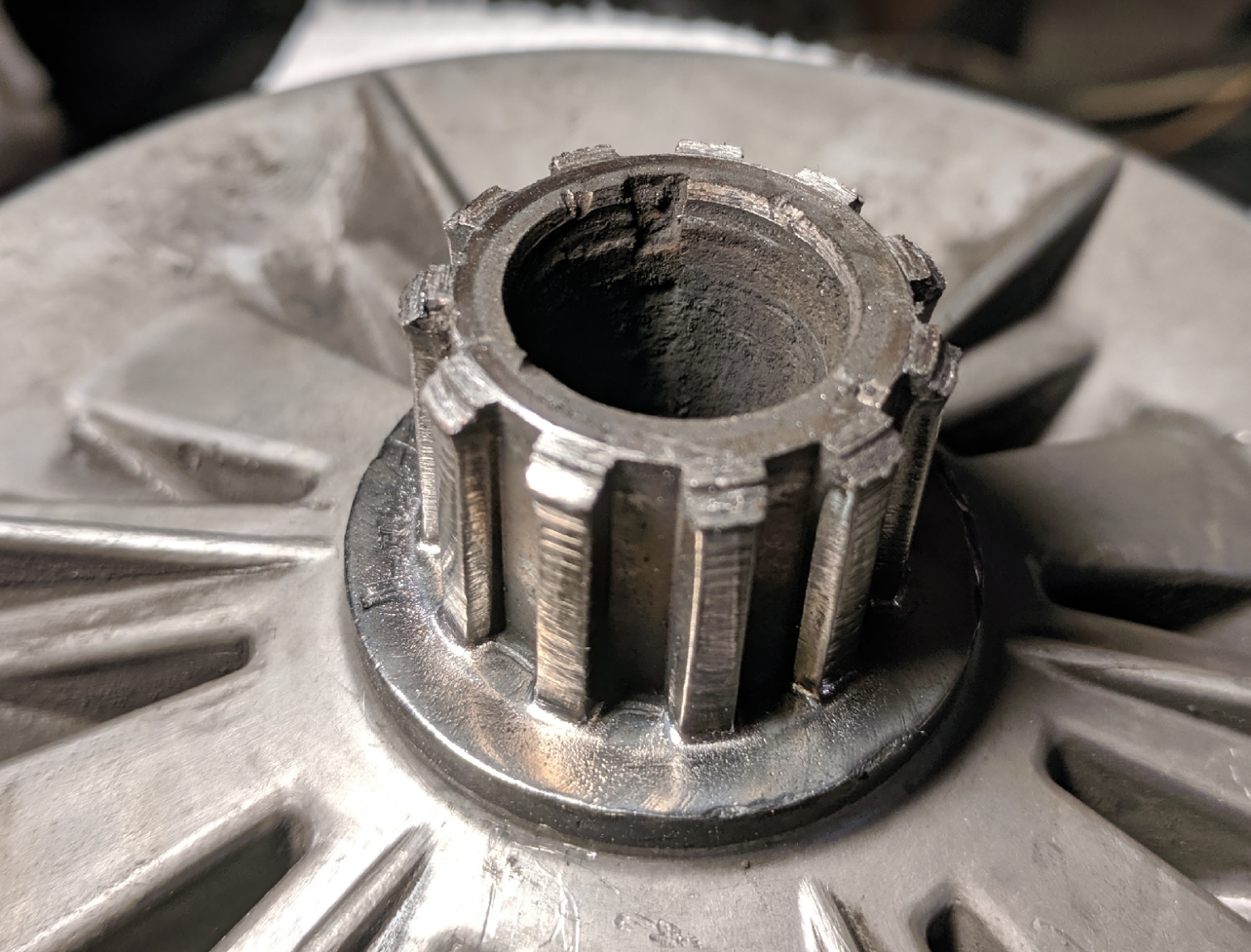idler sheave cog