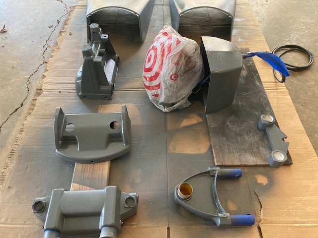 overview of painted parts