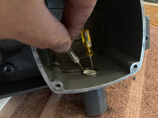 Using two screw drivers