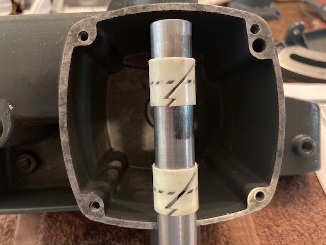 picture of plastic inner sleeve removed from bushings
