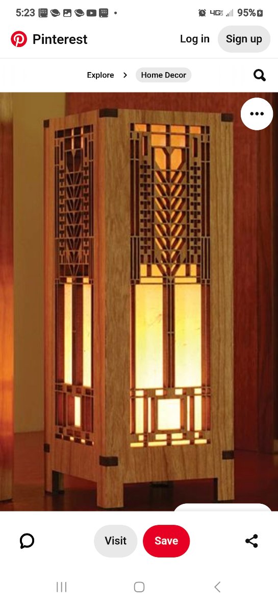 Floor box lamp