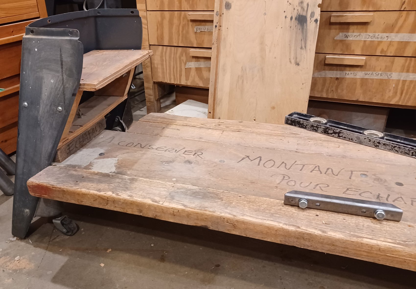shelf for sandbags