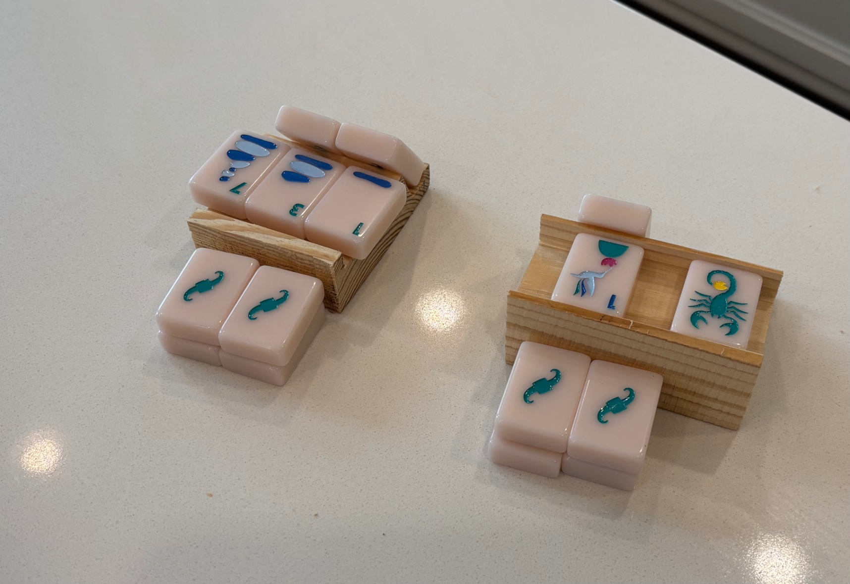 Initial small model made with a band saw