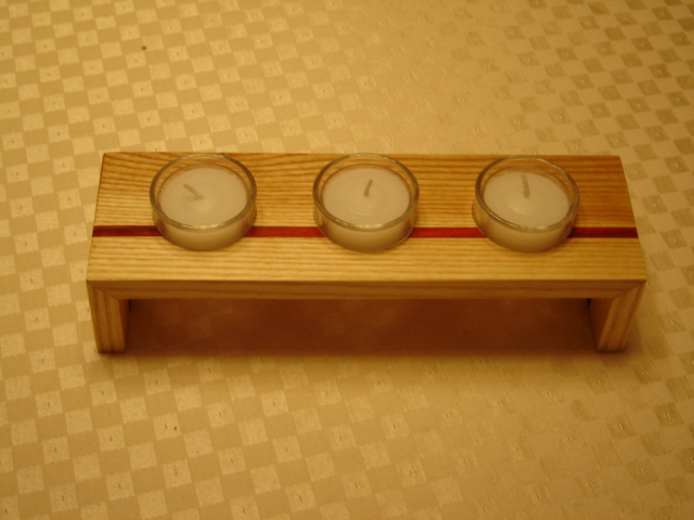 Ash & padouk tea light holder #2.JPG